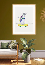 Load image into Gallery viewer, Skateboard penguin