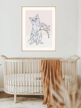 Load image into Gallery viewer, Cat With Flower