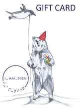 Load image into Gallery viewer, gift card bear penguin