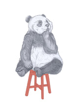 Load image into Gallery viewer, pensive panda