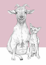 Load image into Gallery viewer, goat and cat