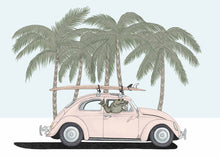 Load image into Gallery viewer, surfer crocodile