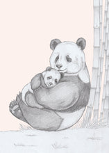 Load image into Gallery viewer, panda parent and baby