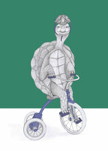 Load image into Gallery viewer, turtle on tricycle