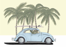 Load image into Gallery viewer, surfer crocodile