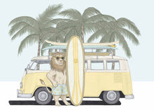 Load image into Gallery viewer, surfer lion