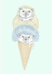 hedgehog icecream