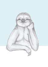 Load image into Gallery viewer, flirty sloth