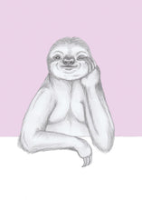 Load image into Gallery viewer, flirty sloth