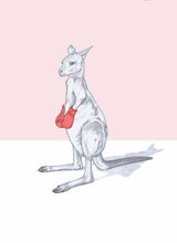 Load image into Gallery viewer, boxing kangaroo