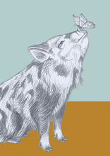 Load image into Gallery viewer, little pig and butterfly