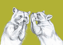 Load image into Gallery viewer, Racoon gossip
