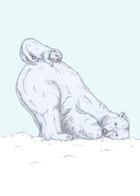 Load image into Gallery viewer, bear and otter hug