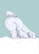 Load image into Gallery viewer, bear and otter hug