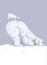 Load image into Gallery viewer, bear and otter hug