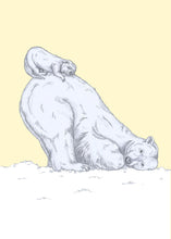 Load image into Gallery viewer, bear and otter hug