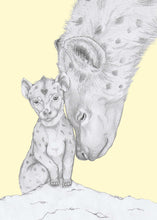 Load image into Gallery viewer, hyena parent and kid