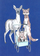 Load image into Gallery viewer, oh baby, deer fox couple