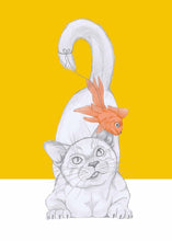 Load image into Gallery viewer, hungry cat