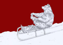 Load image into Gallery viewer, sleigh ride bear and hare