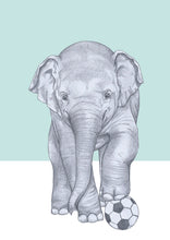 Load image into Gallery viewer, soccer elephant