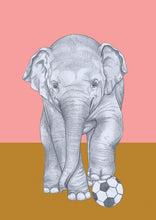Load image into Gallery viewer, soccer elephant