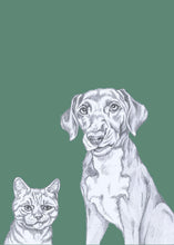 Load image into Gallery viewer, cat and dog