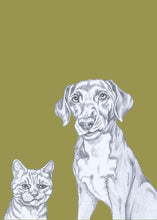 Load image into Gallery viewer, cat and dog