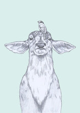 Load image into Gallery viewer, deer and bird