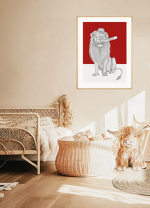 Baseball Lion