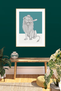 Baseball Lion