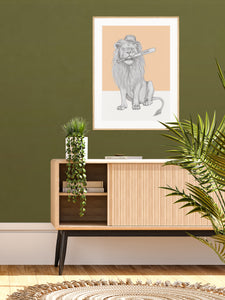 Baseball Lion