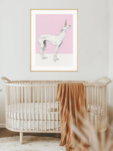 Load image into Gallery viewer, Greyhound Unicorn
