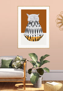 Cat Vase
