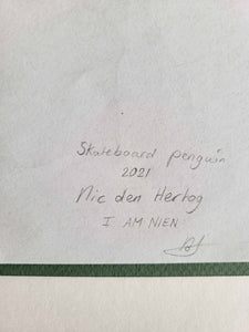 Original Skateboard Penguin