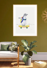 Load image into Gallery viewer, Skateboard penguin
