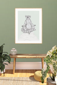 Meditating Lemur