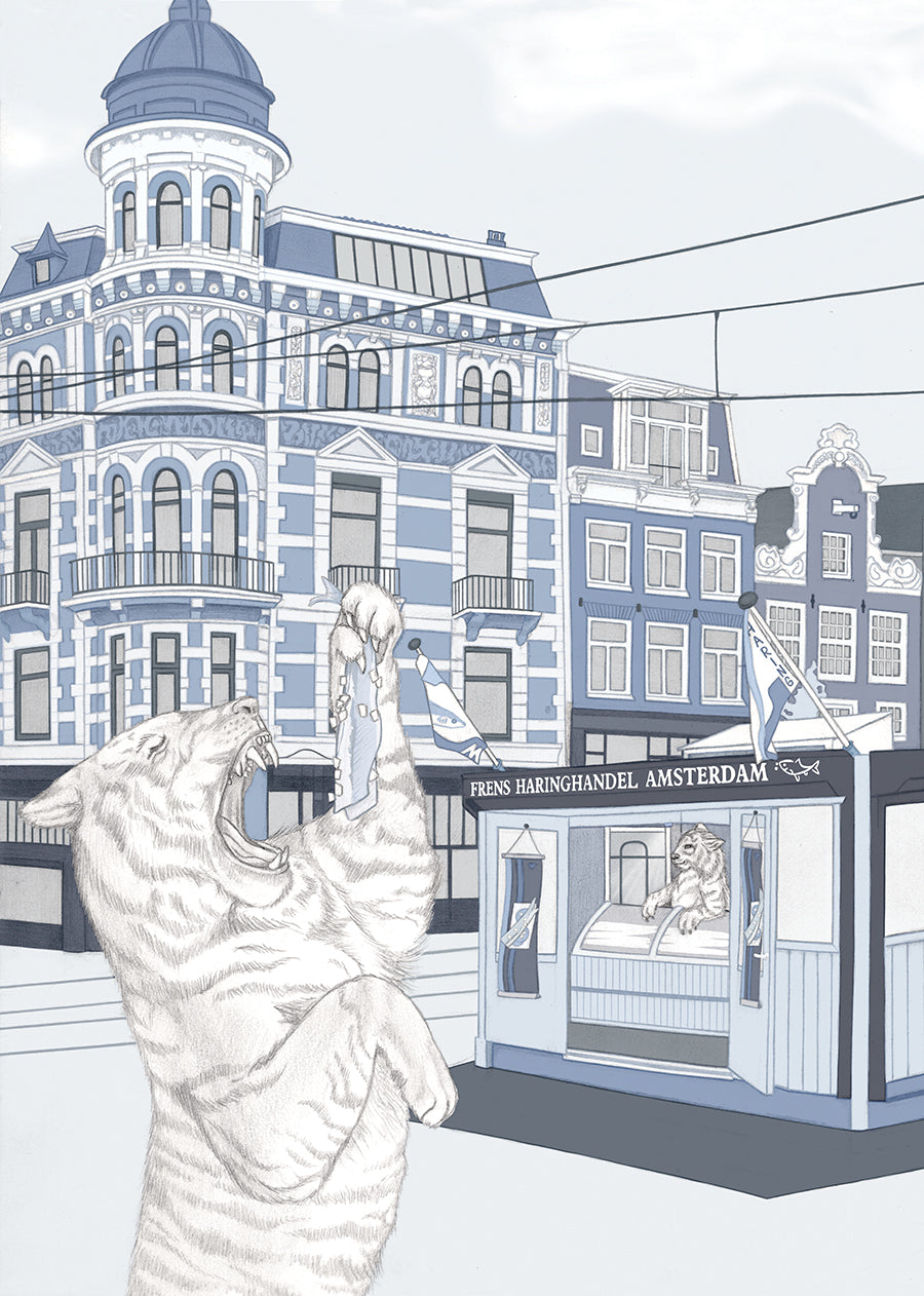 Amsterdam series delft blue