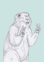 Load image into Gallery viewer, peace marmot

