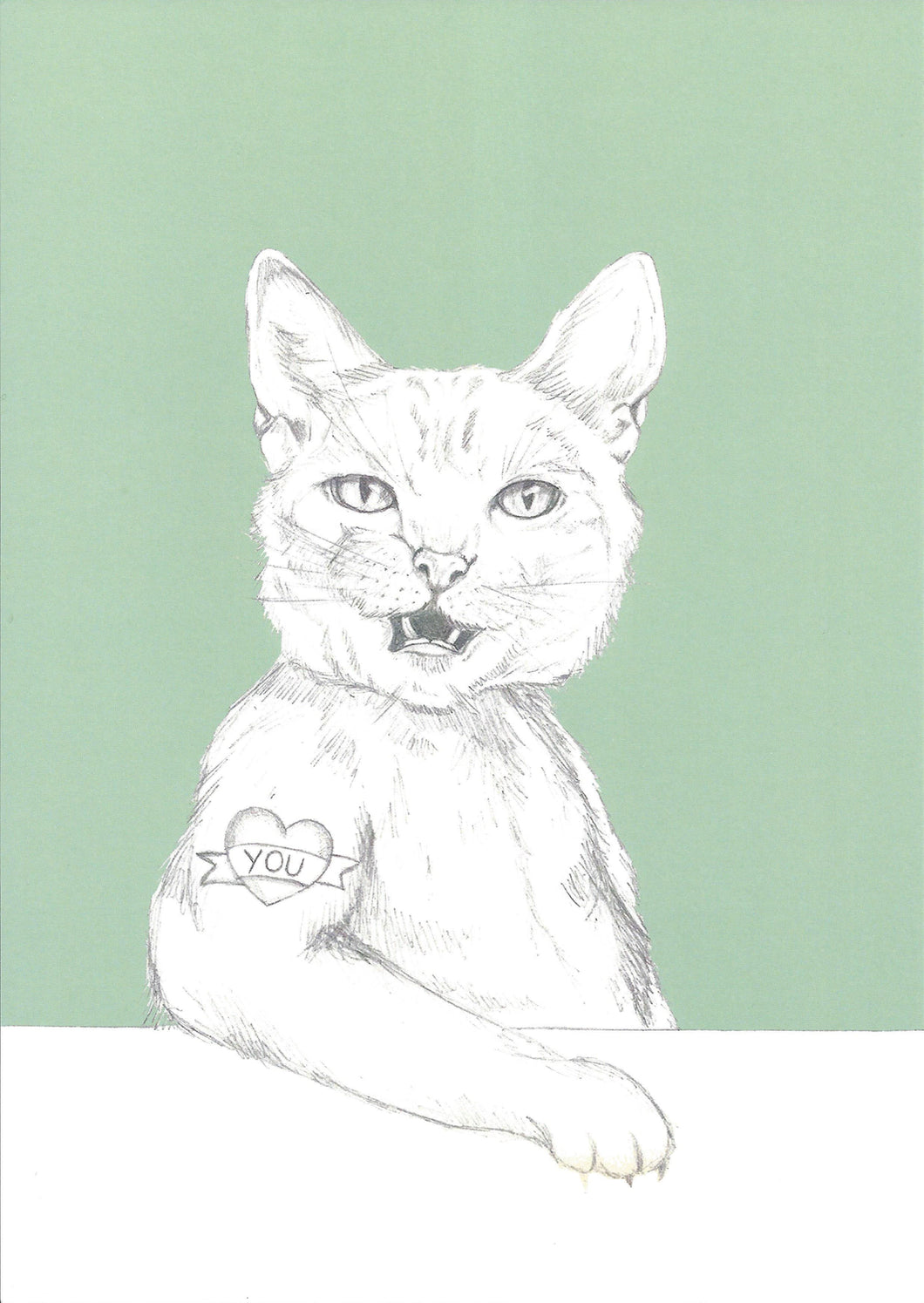 Cat Lovers Special green package (10 cards)