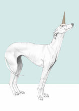 Load image into Gallery viewer, greyhound unicorn
