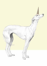 Load image into Gallery viewer, greyhound unicorn
