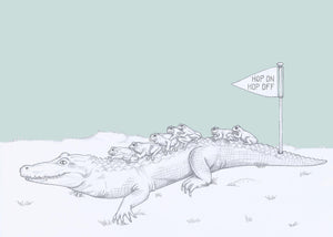 hop on hop off crocodile