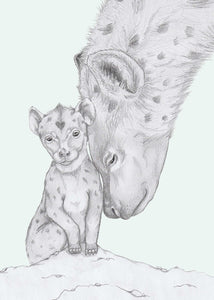 hyena and kid
