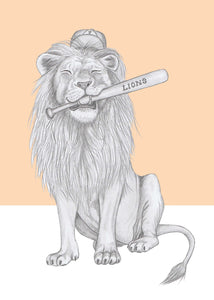 baseball lion