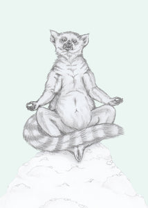 Meditating Lemur