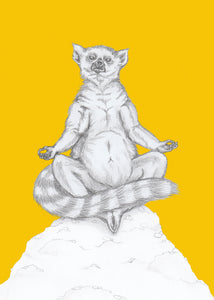 Meditating Lemur