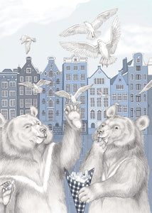 Amsterdam series delft blue