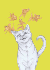 Cat Lovers Special green package (10 cards)