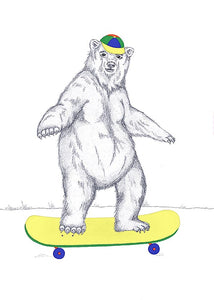 skateboard bear
